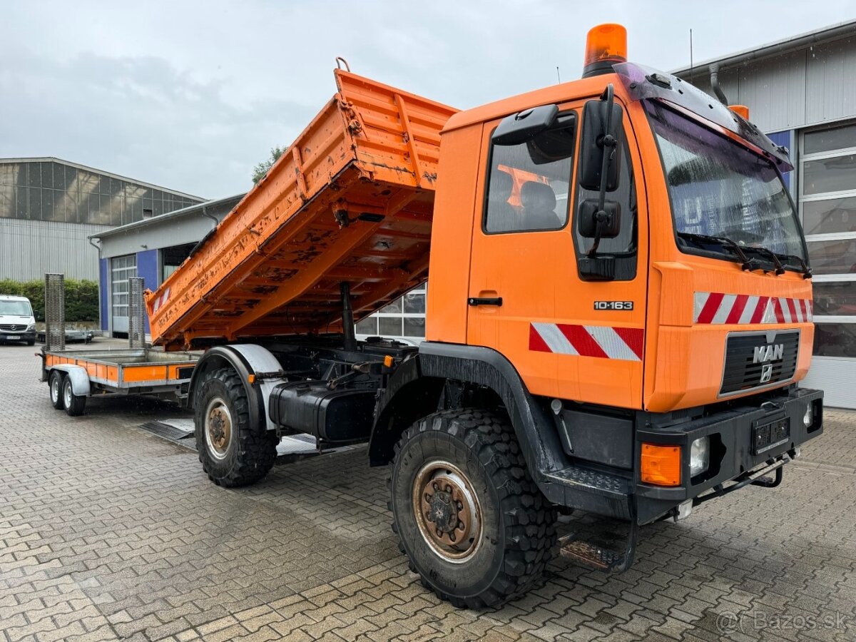 Man L2000 kipper Meiller 4x4 10 163 Unimog praga Top