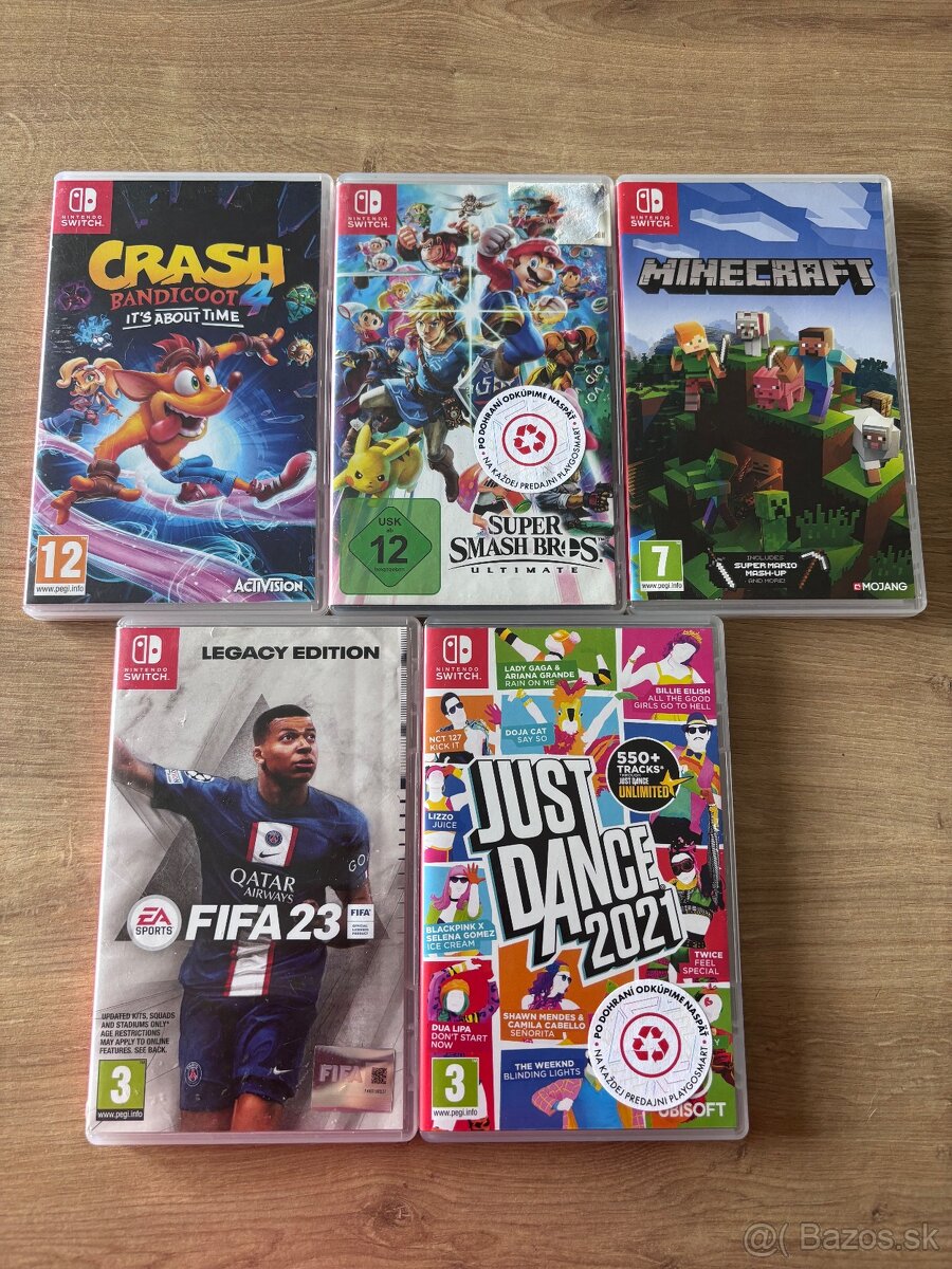 Hry na Nintendo switch