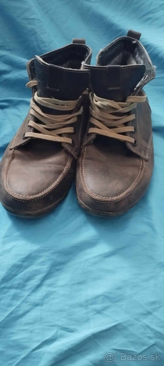 Pánska kožená obuv v zachovalom stave 1+1 ZDARMA