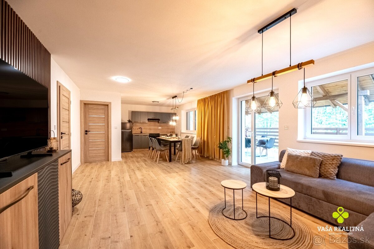 Nová kompletne zariadená 5 izbová chata vo Valči