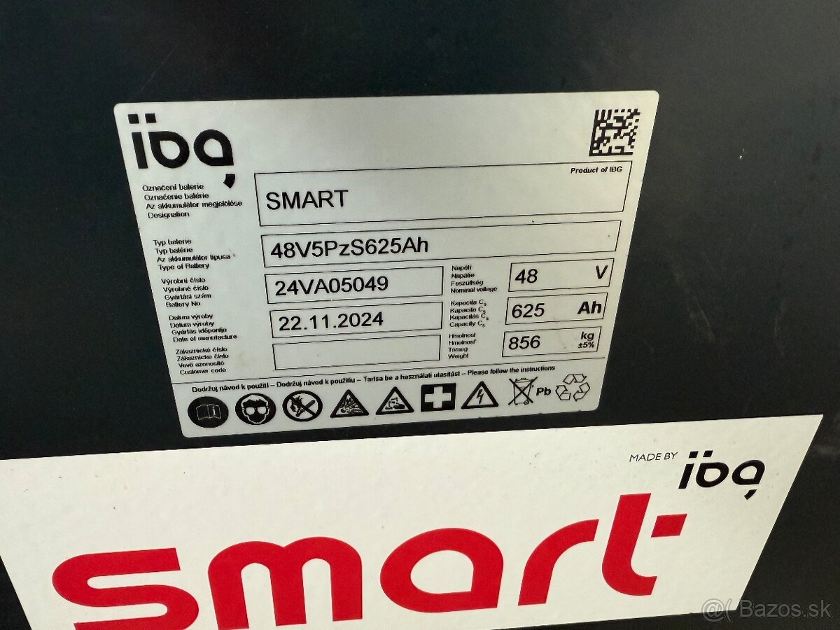 ✳️ Prodám novou trakční baterii 48V 625Ah r.v 11/2024 ✳️