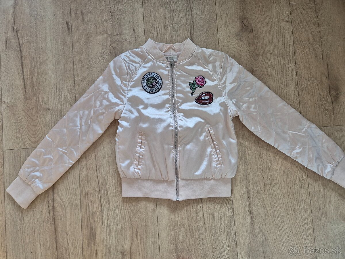 Dievčenská bunda bombera H&M vel 158