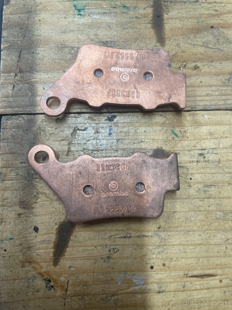 Brzdové platničky ktm exc