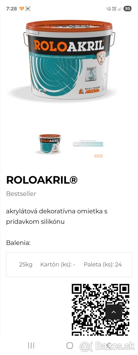 Akryl-Silikonová omietka