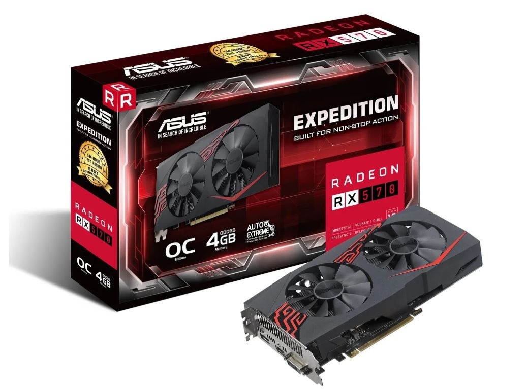 ASUS EXPEDITION RX570 OC 4GB