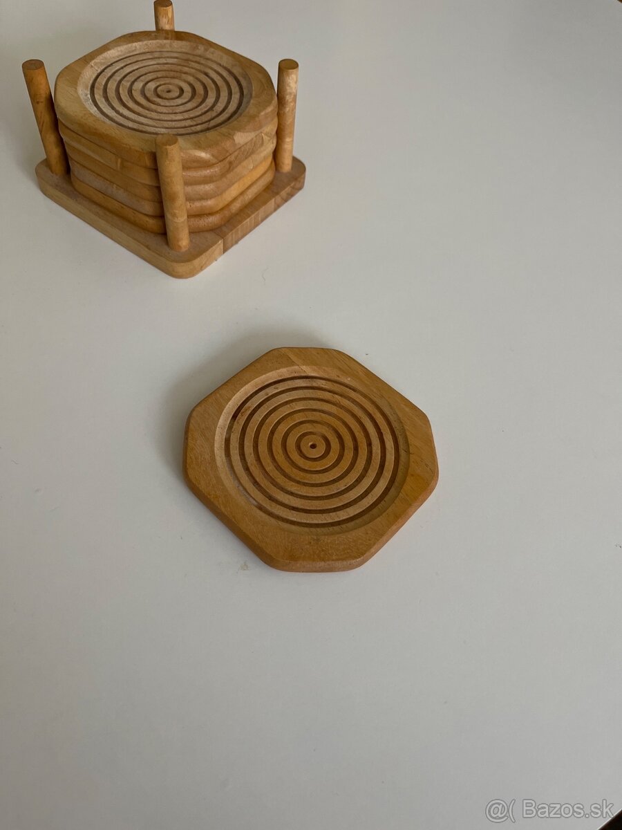 Drevené podšálky