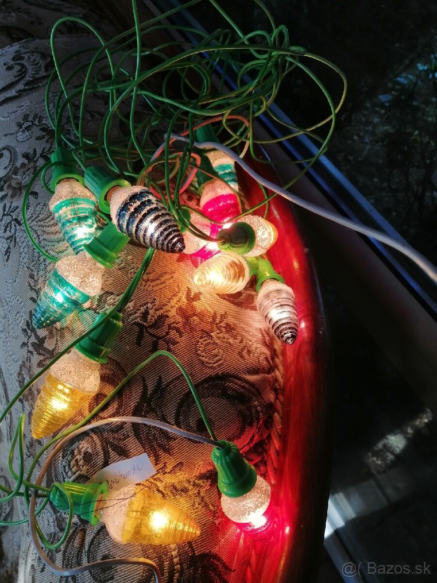 Vianočné retro žiarovky