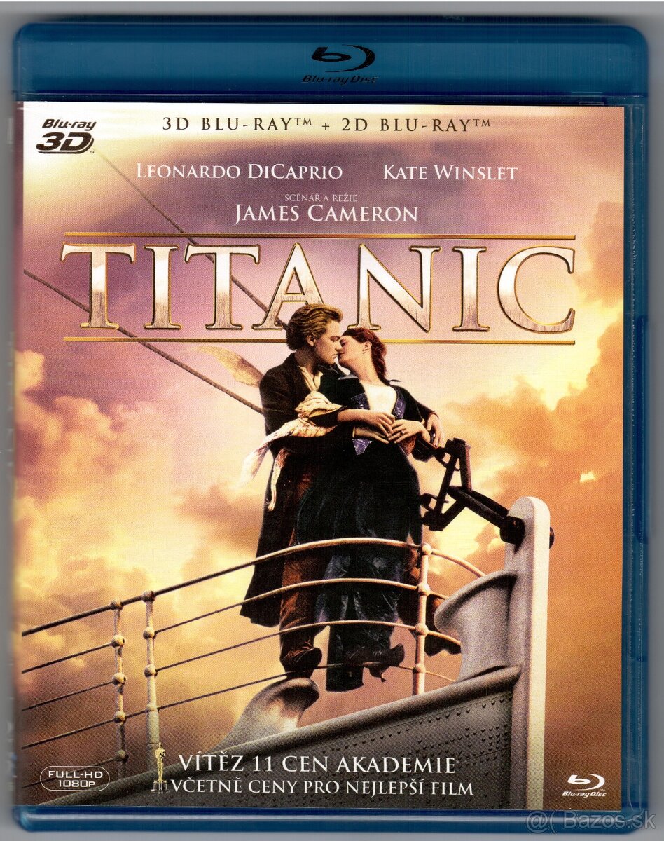 Blu-ray 3D + 2D Titanic (1999) - rozbalené