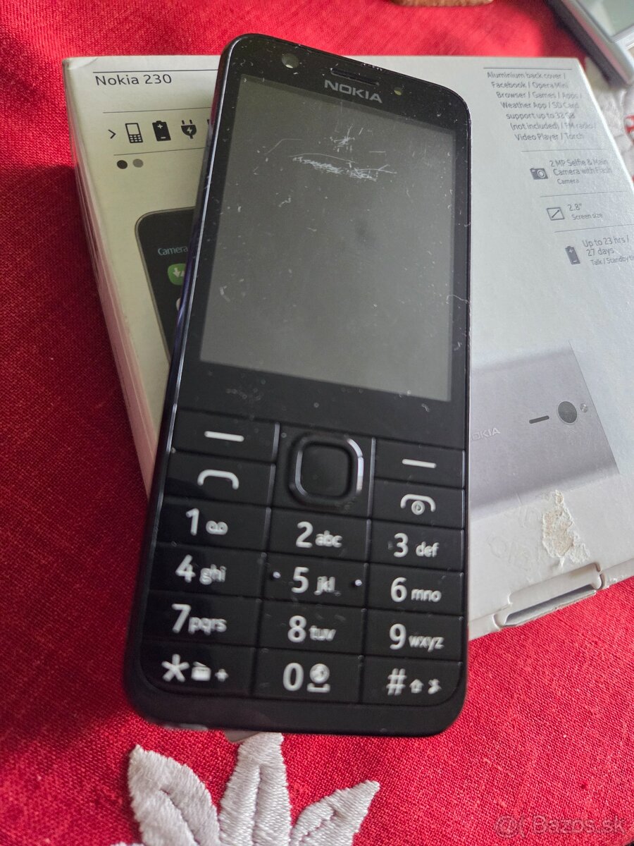 Nokia 230 volná čierna v dobrom stave