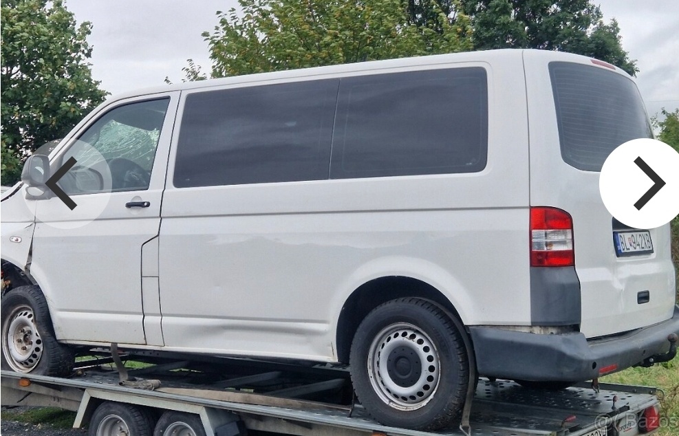 VW T5 1,9TDI 77kw r.v.2007 9miest
