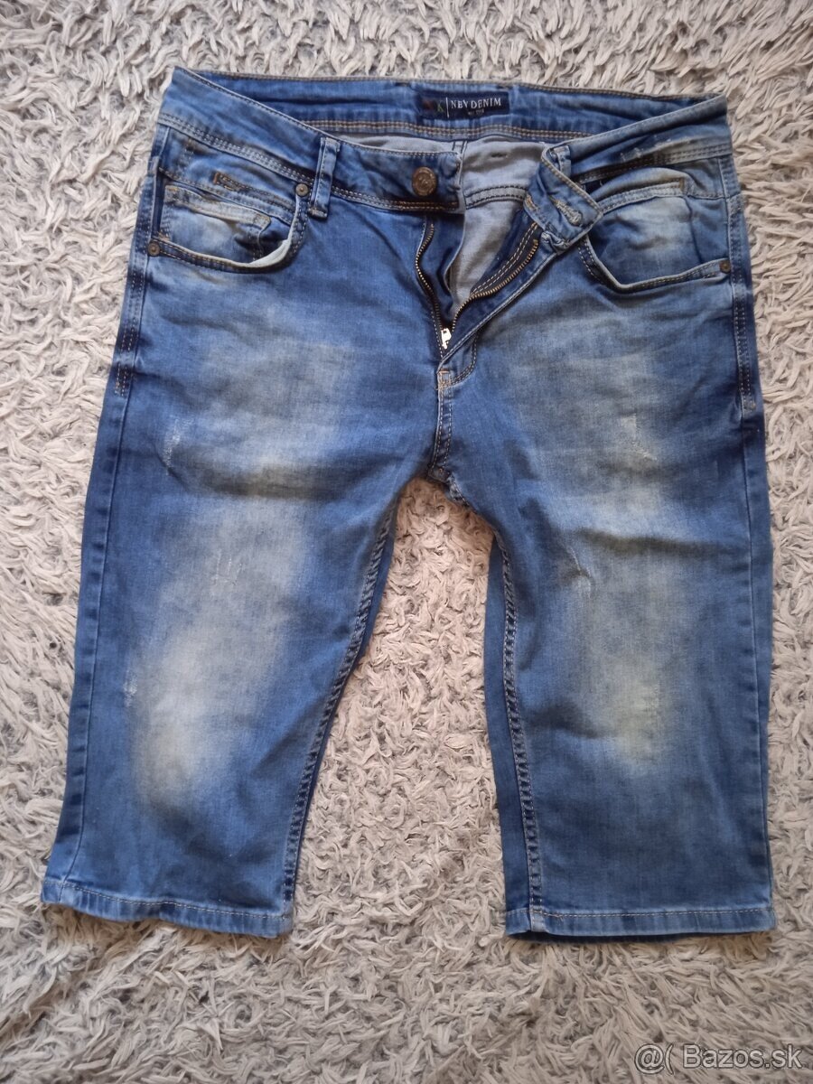 Riflové kraťasy Denim 34-L