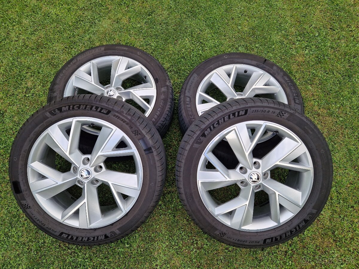 Letné pneumatiky na original elektrónoch Škoda Kodiaq