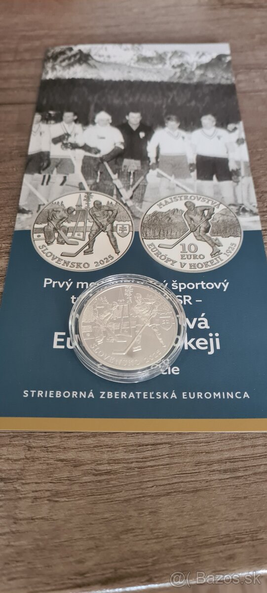 10 euro 2025 Slovensko BK, Majstrovstvá Európy v hokeji