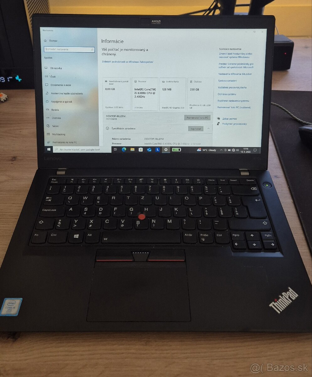 Lenovo ThinkPad T470s