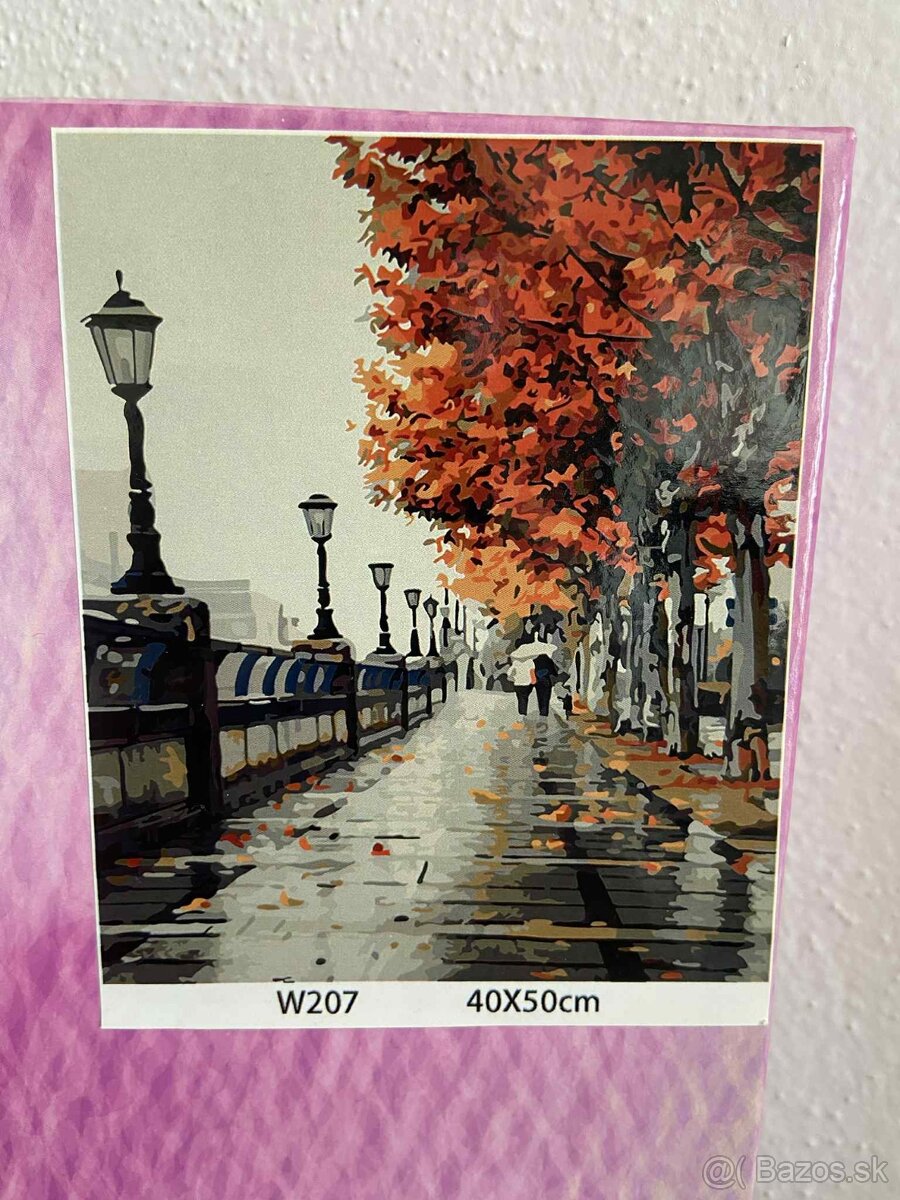 Maľovanie podľa čísel 40 x 50 cm
