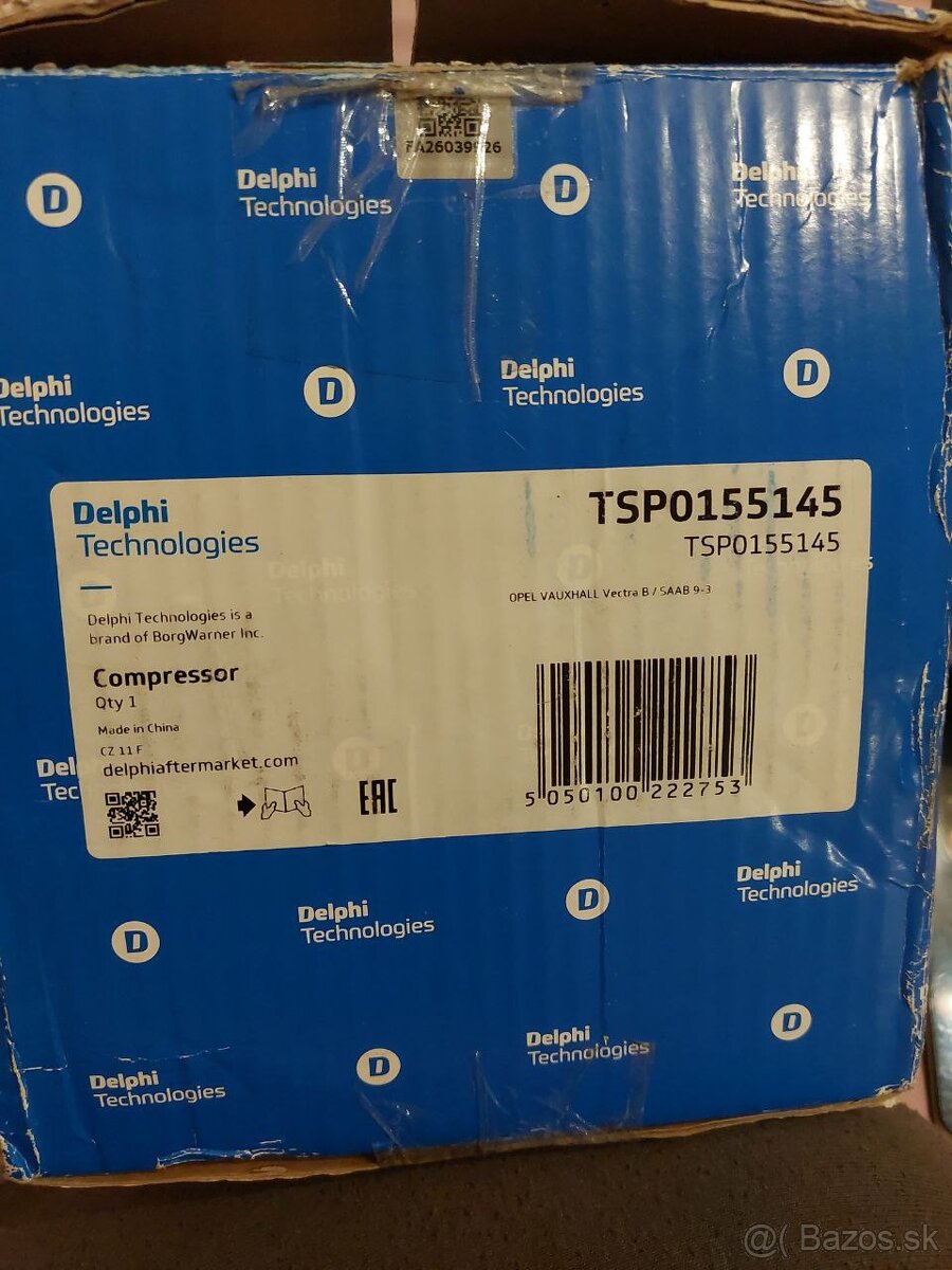 Nový kompresor Delphi na auto Opel Insignia