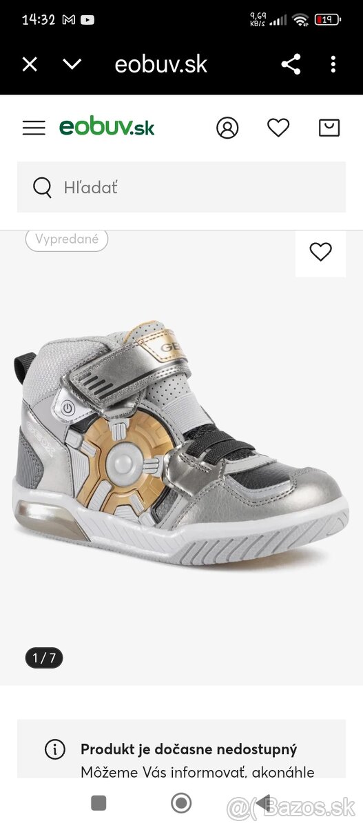 Nové TENISKY GEOX