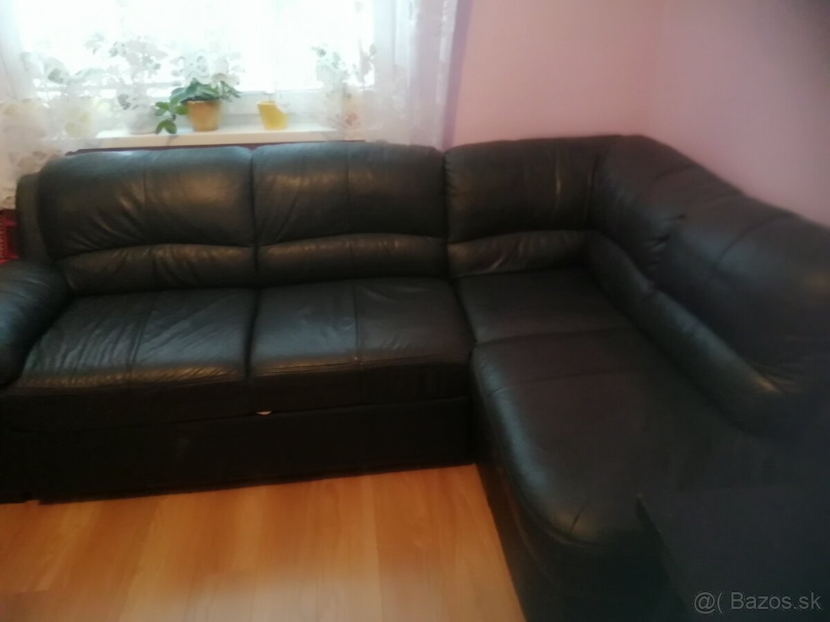 Kožená sedacia súprava