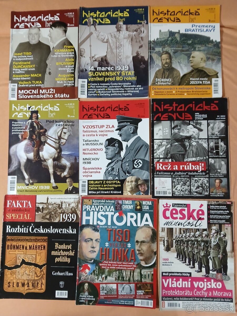 Predám historické knihy,futbalove a hokejove časopisy