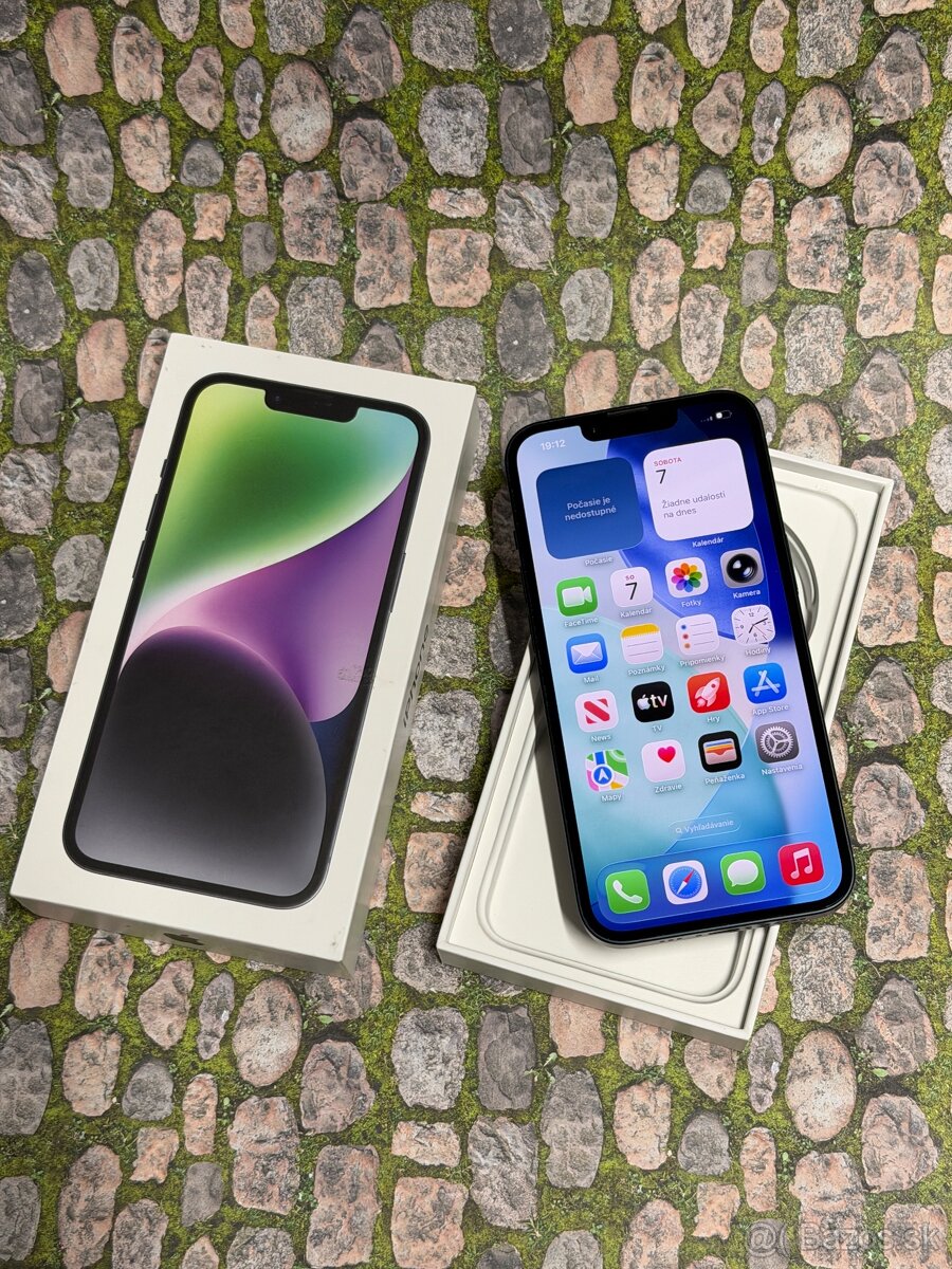 Apple iphone 14 256Gb - Dobrý stav, batéria 100%