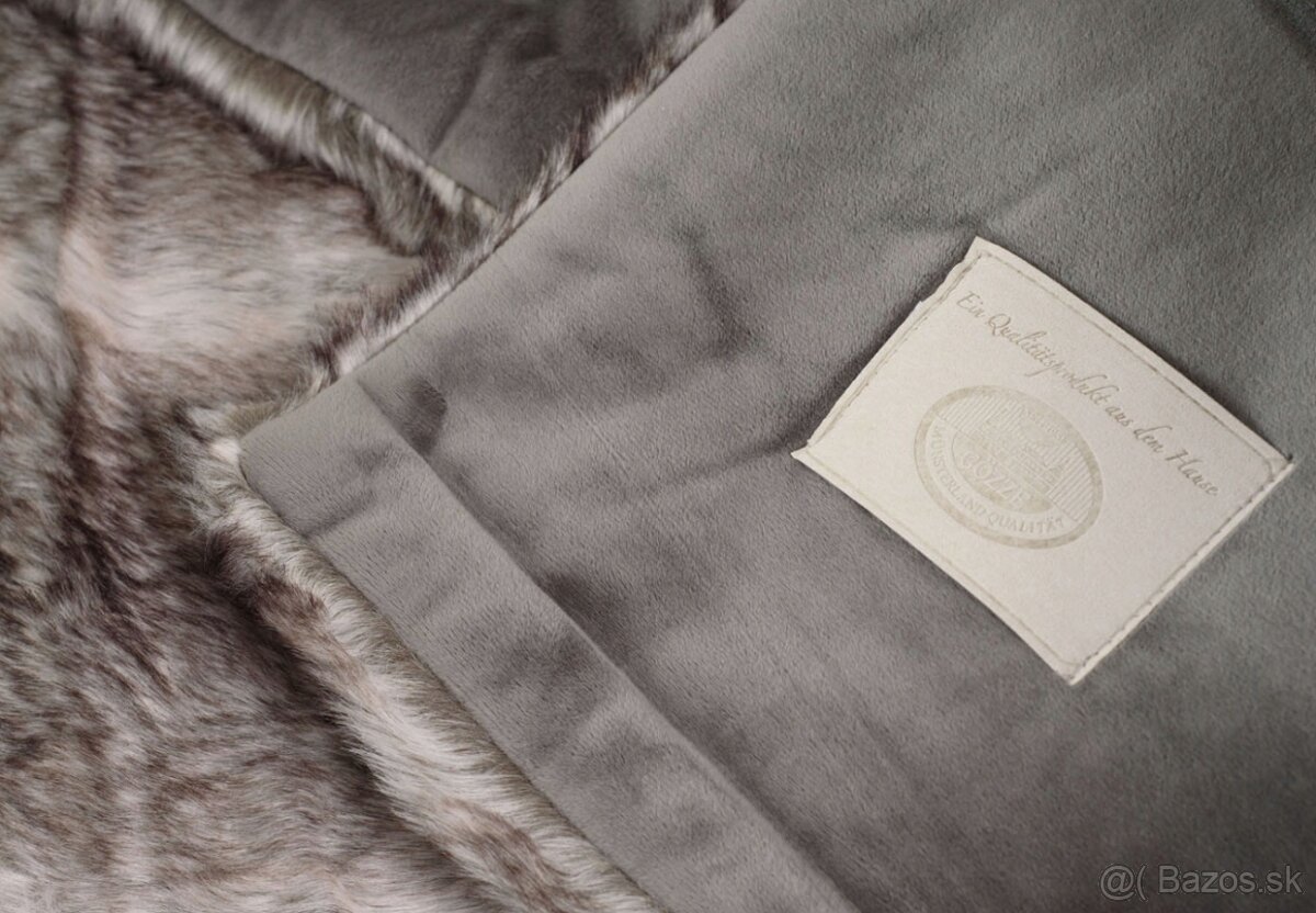 Luxusna kozusinova deka gozze