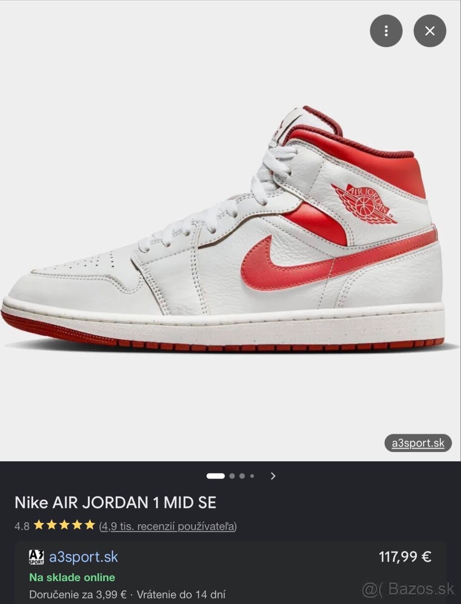 NIKE AIR JORDAN MID SE 45,5