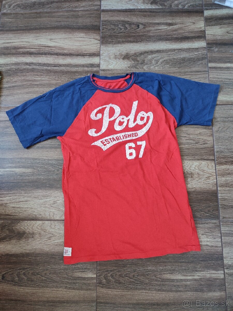 Tričko červené Polo Ralph Lauren
