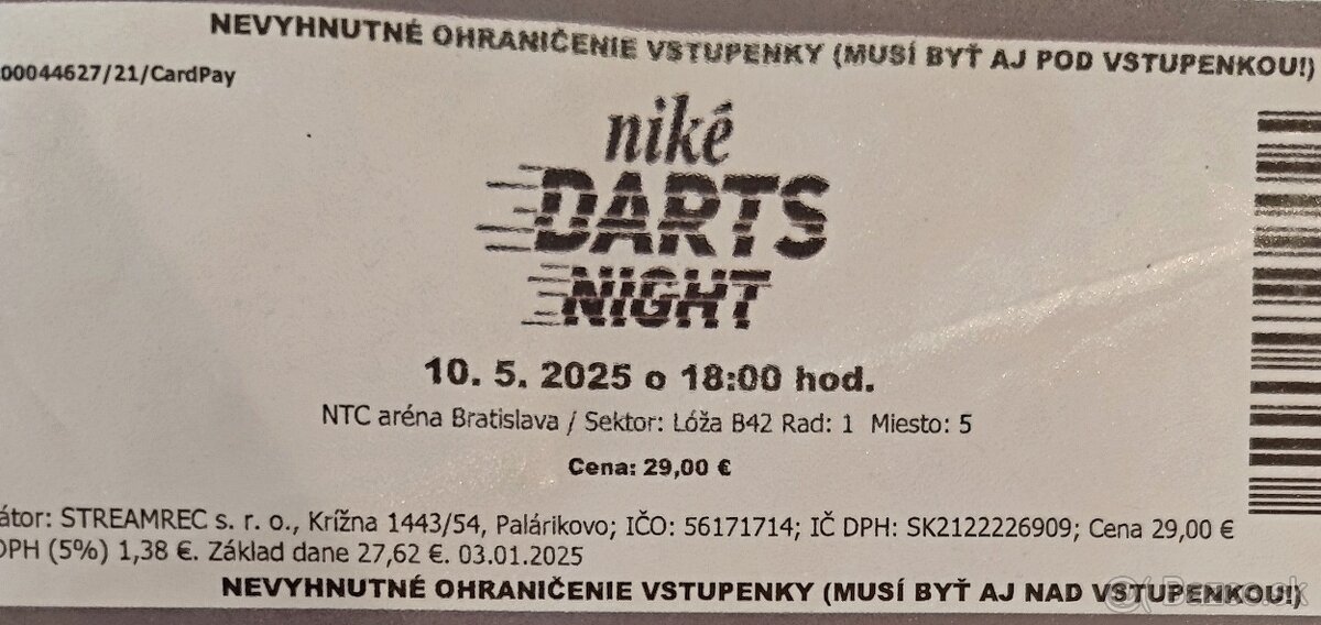 Nike Darts Night