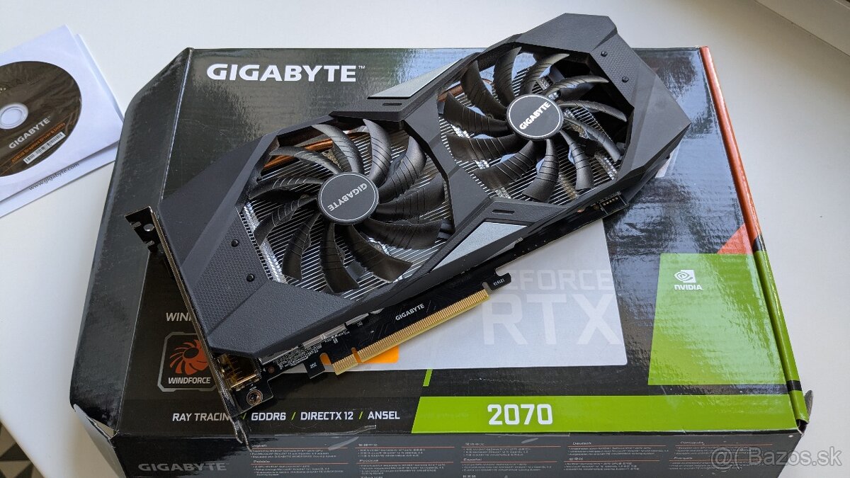GIGABYTE GeForce RTX 2070 WINDFORCE 8G