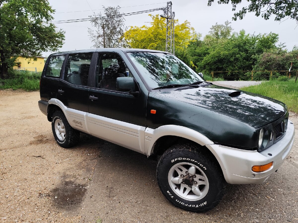 Nissan terrano 2.7 92kw,2000rok, 7miestna verzia.