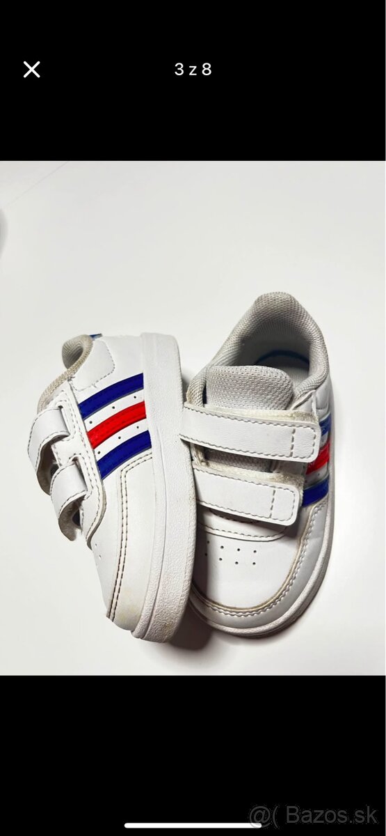 Detské tenisky, adidas, veľkosť 22, top stav
