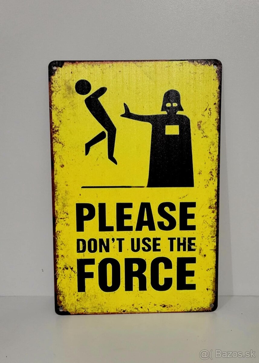 Plechový plagát 20x30cm / Star Wars