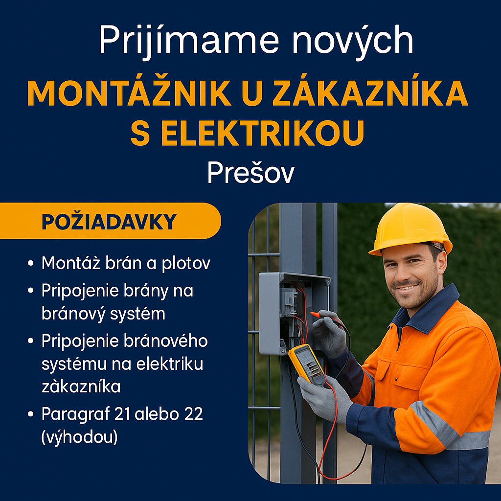 Práca pre montážnika s elektrikou