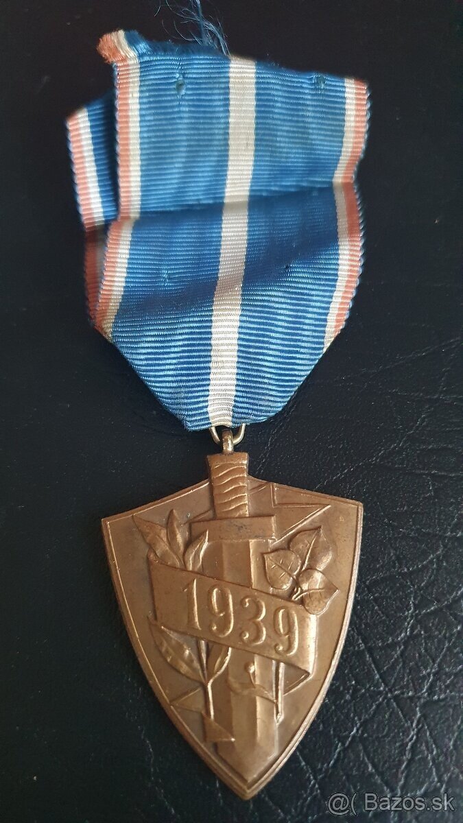 Slovenský štát - medaila za obranu Slovenska 1939