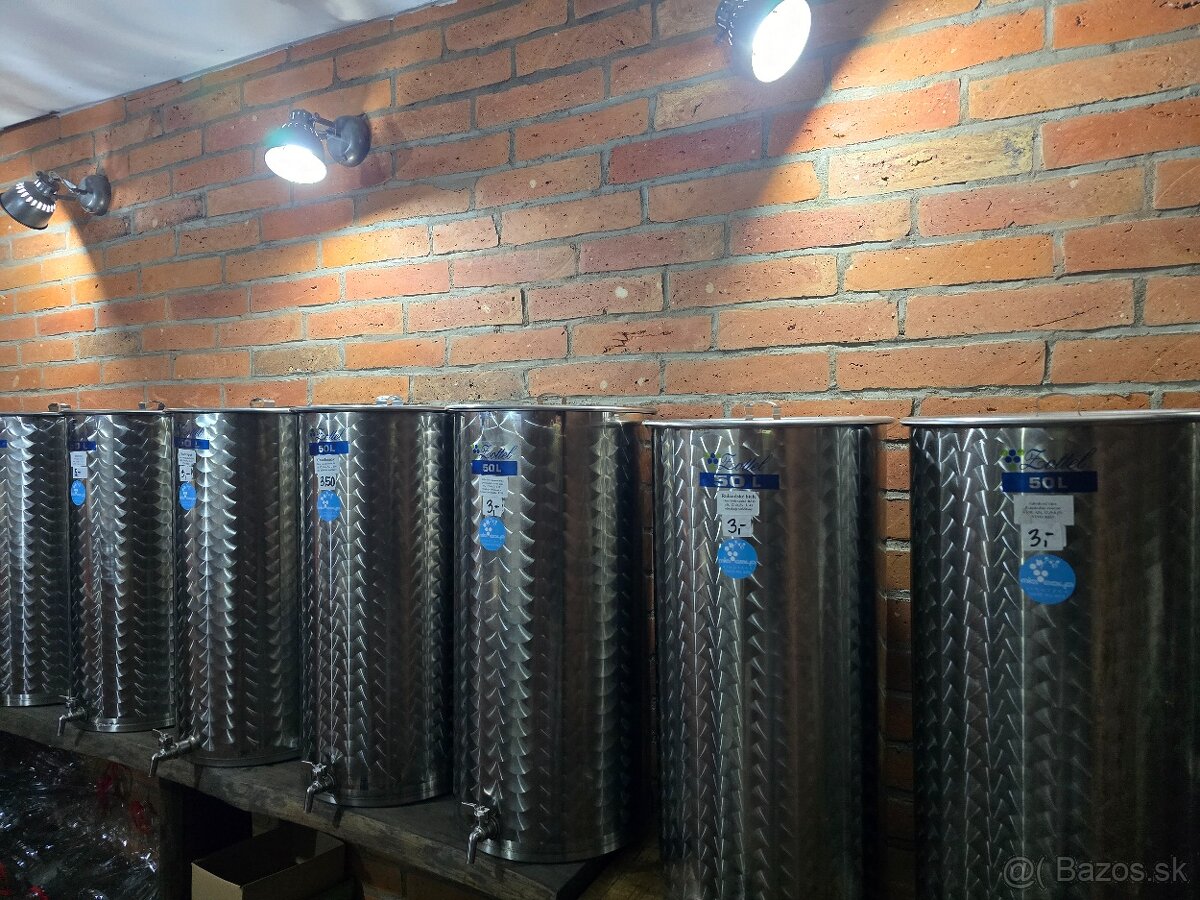 Predam 50L nerezové sudy na vino s plavajucim vekom oil.
