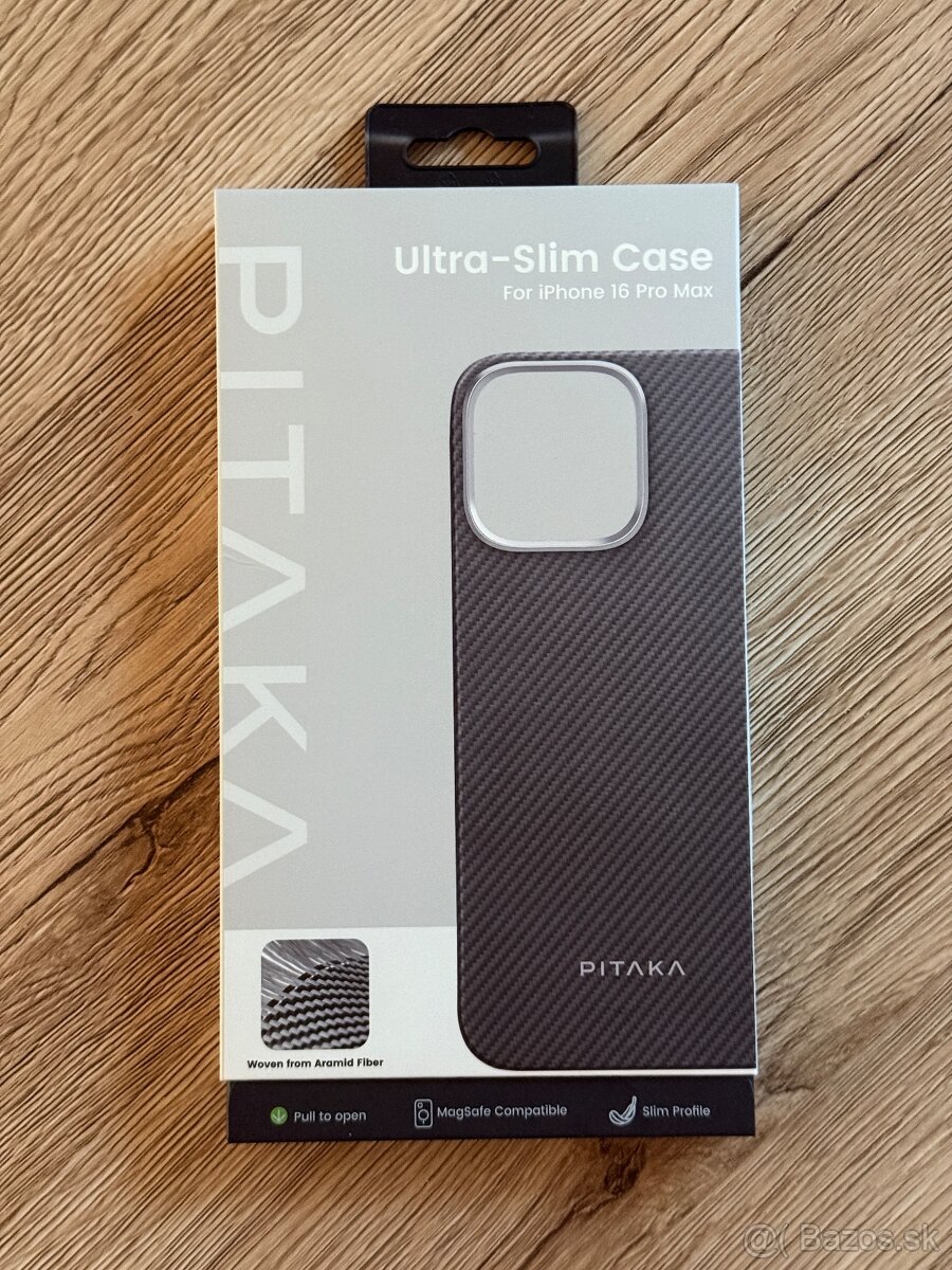 Pitaka MagEZ Case Pro 4 Black/Grey Twill iPhone 16 Pro Max