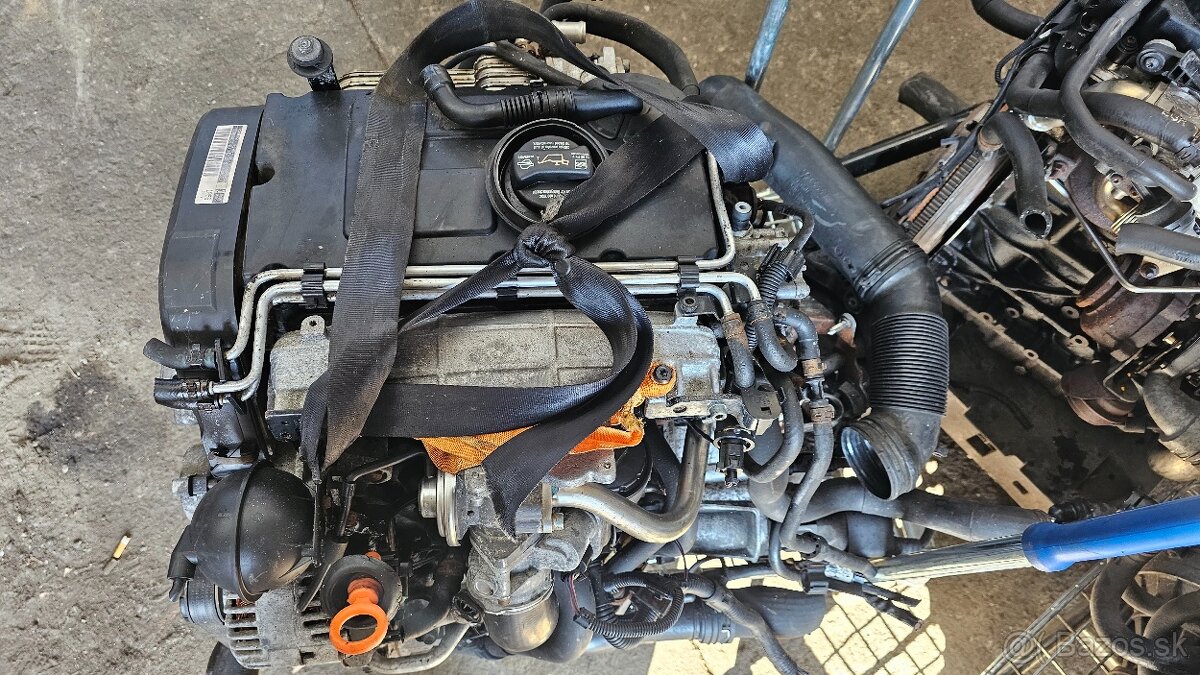 KOMPLETNÍ MOTOR 2.0TDI 100KW AZV