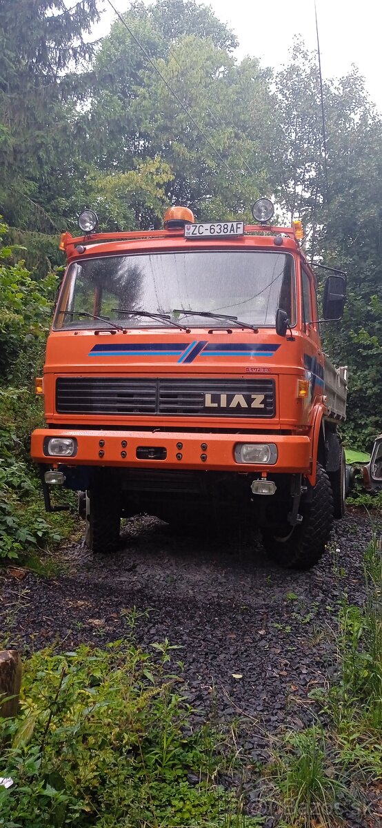 liaz 110 turbo, 4x4 trojstranný sklápač predám vymením