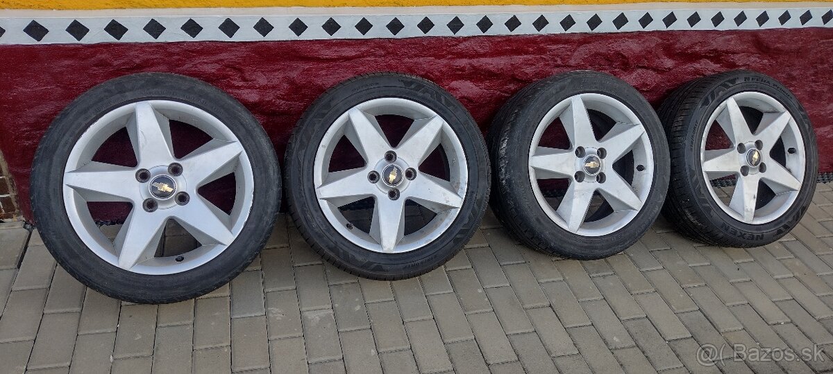 Orig. Alu Disky Chevrolet 7Jx17H2 4x114,3 ET49 + Pneumatiky