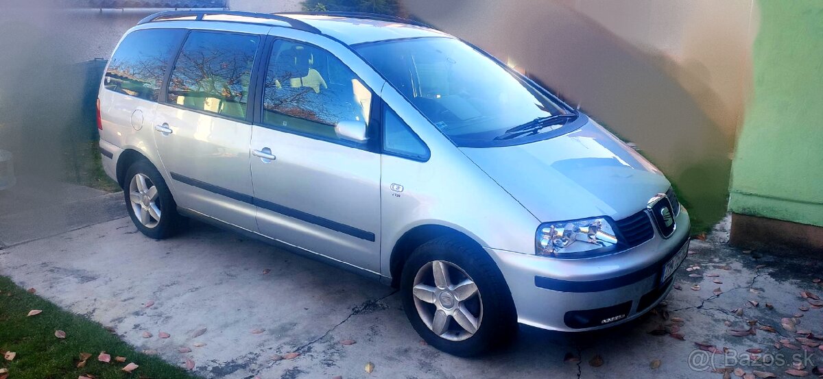 SEAT ALHAMBRA 2.0 TDI 103KW,šedá metalíza,manuál