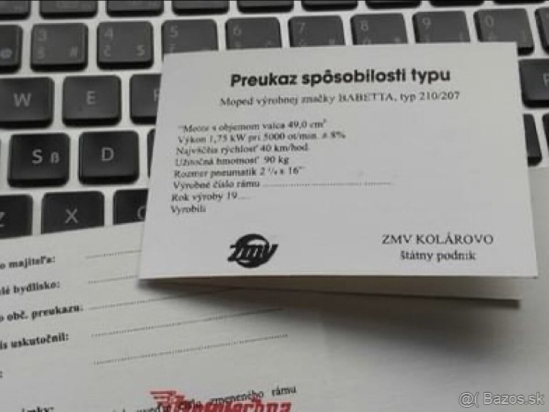 kartička babetta preukaz stella korado a iné