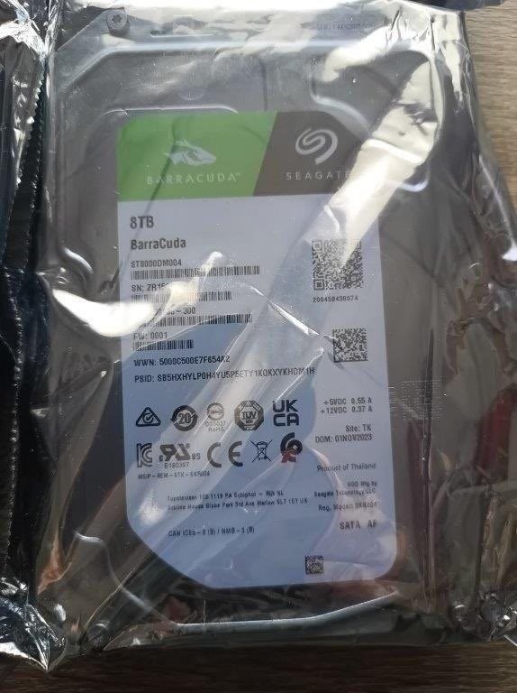 8/ 6/ 4/ 2 TB Seagate Barracuda, Nepoužitý - Fólia - Záruka