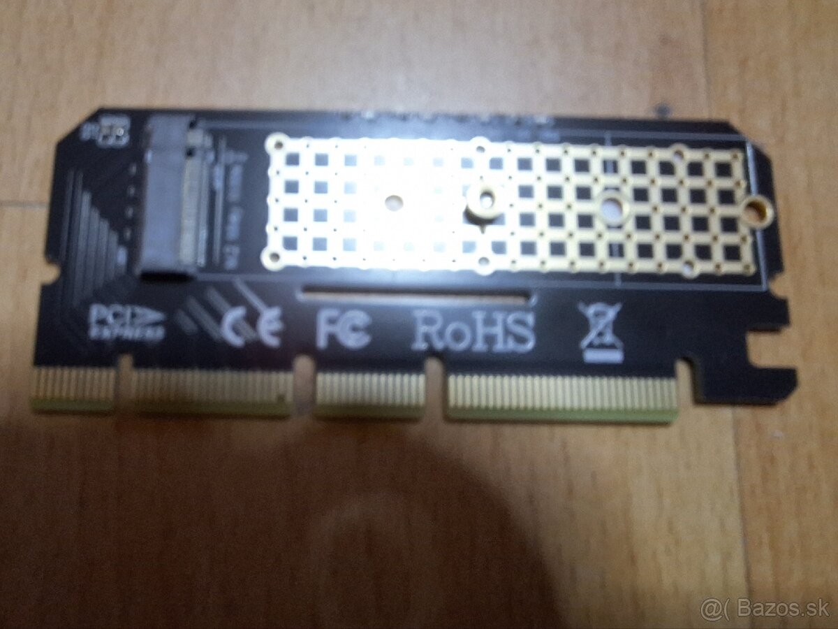 NVMe redukcia do pcie portu.