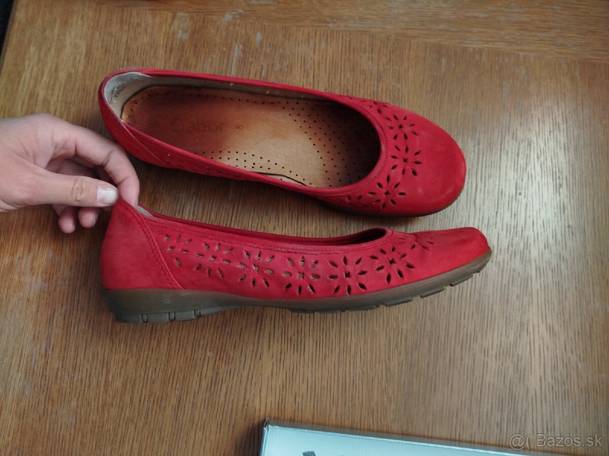 Kožené topánky Gábor (veľkosť 38)