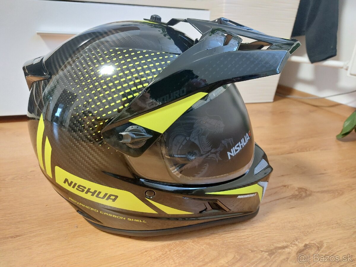 Prilba Enduro Carbon + Sena 3S Plus