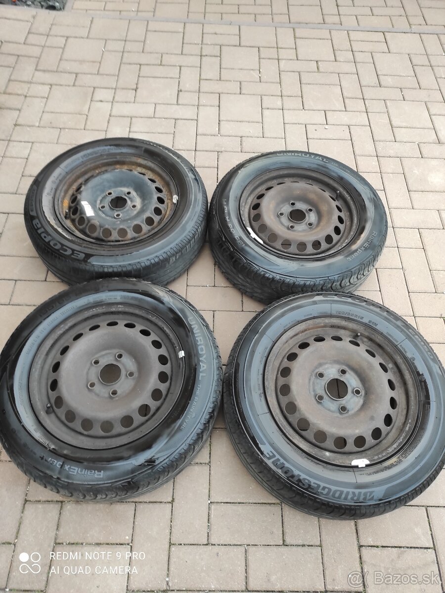 Plechové disky 5x112R15 originál Volkswagen Group