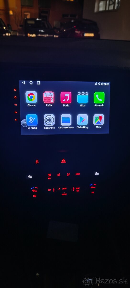 9 "palcové autoradio