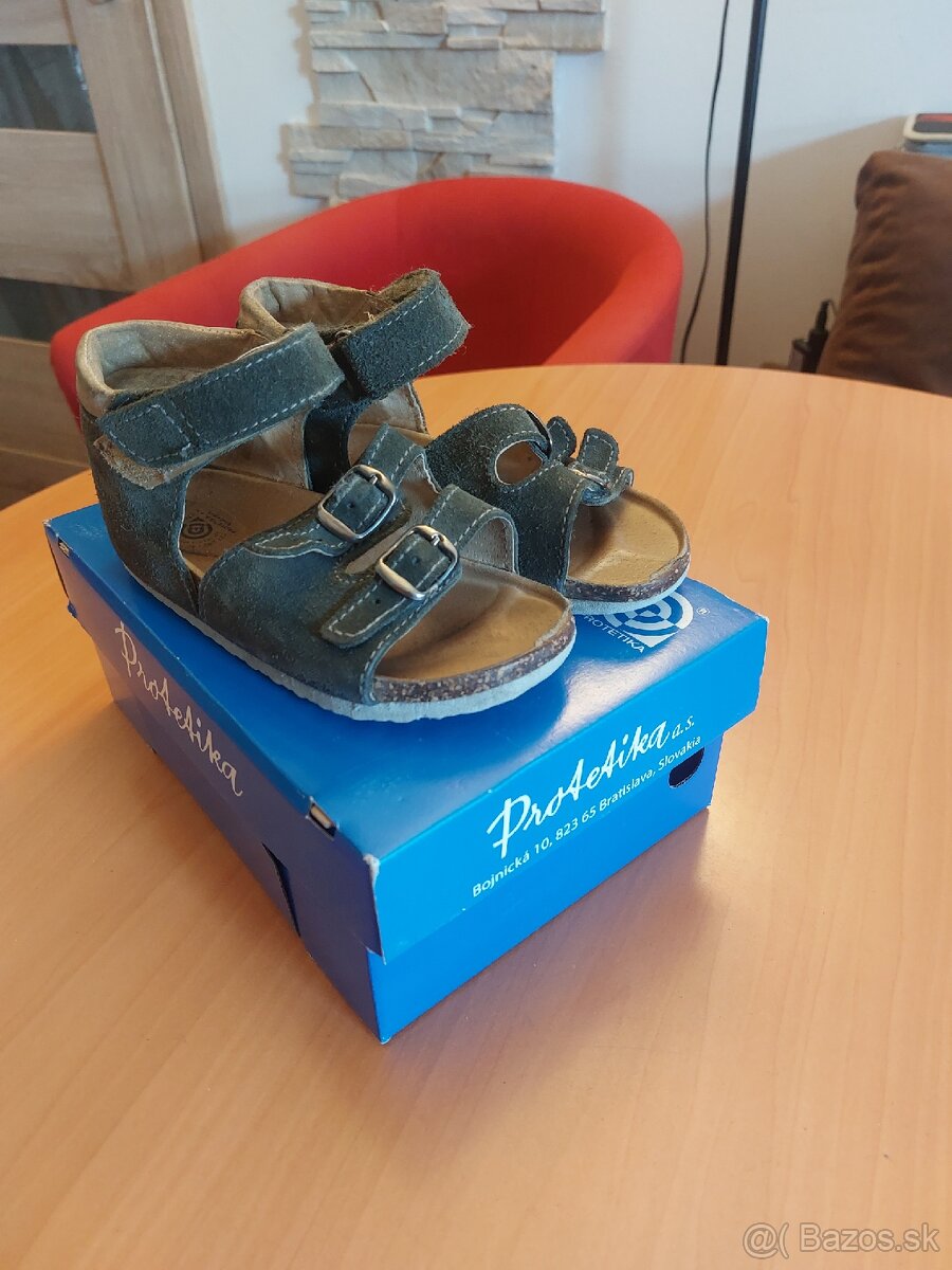 Detske ortopedicke sandalky velkost 27 Protetika