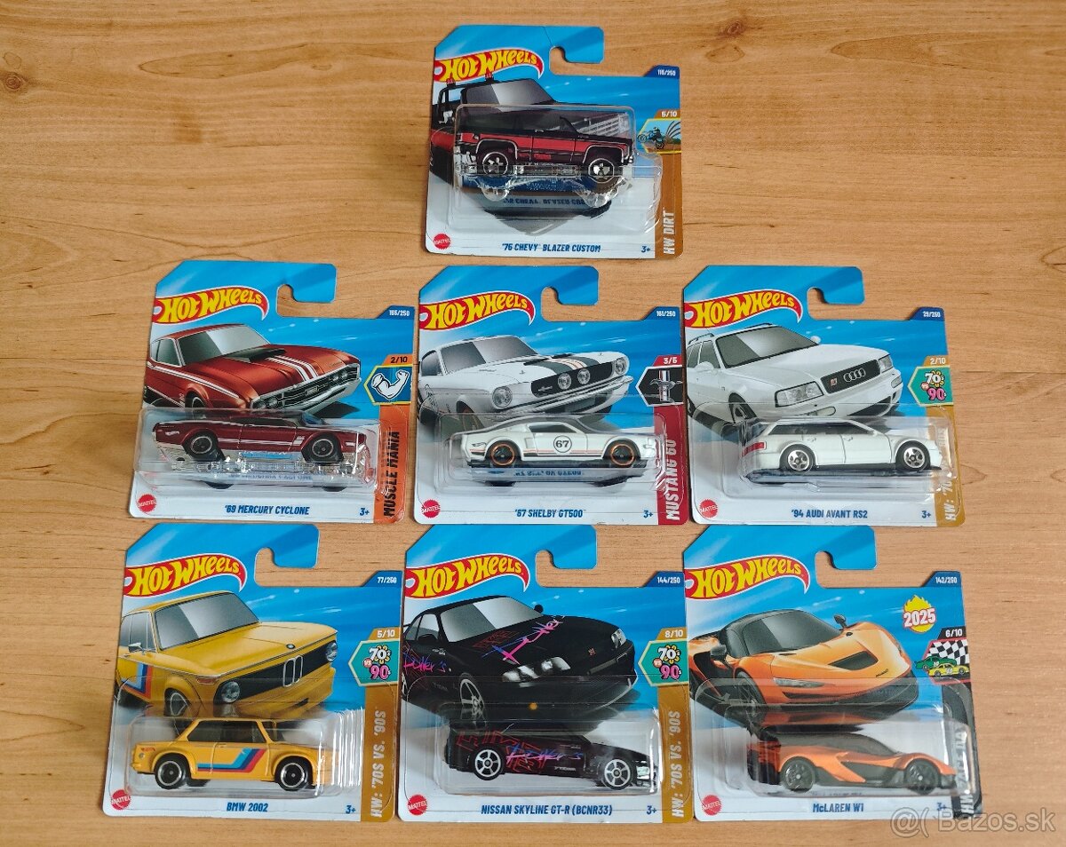 Hot wheels nové modely 2025