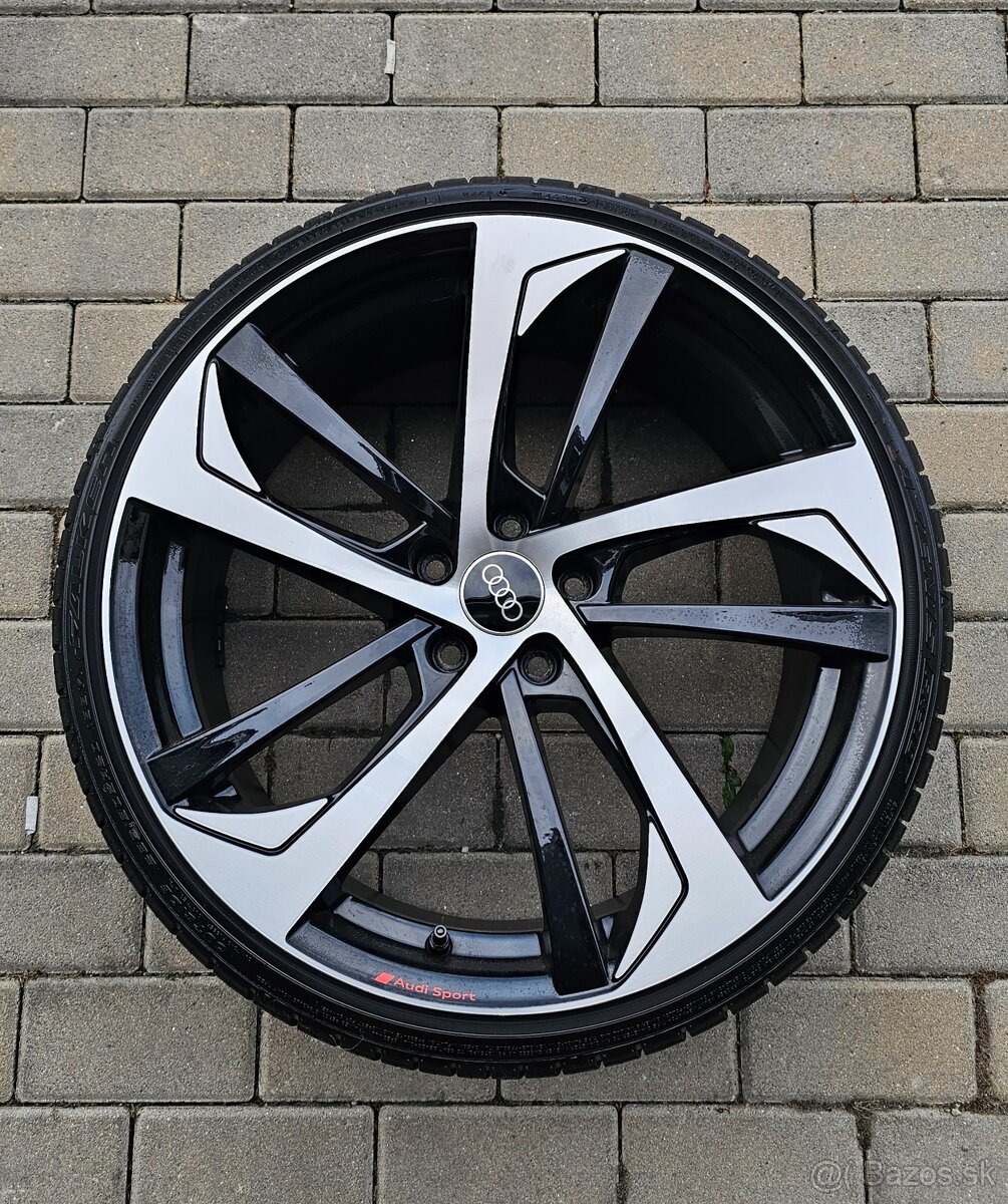 Alu disky na Audi 5x112 R20 s pneu 235/30 R20 Falken